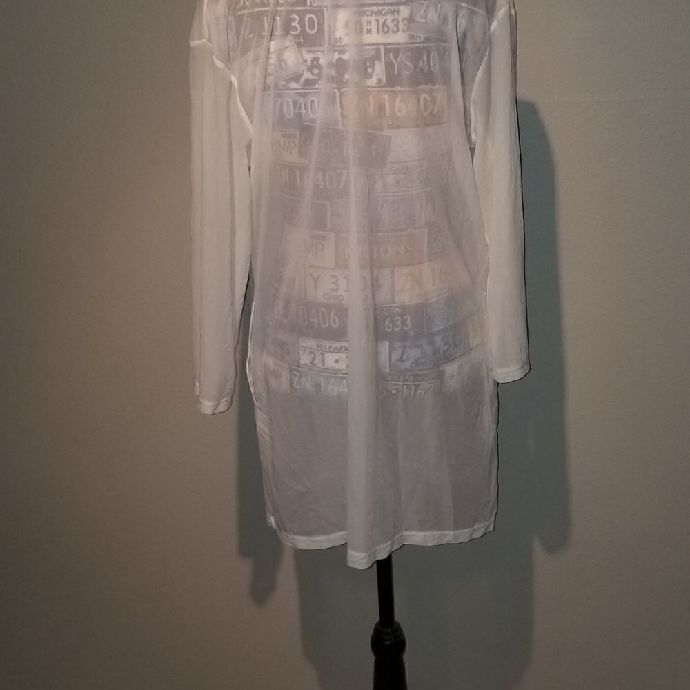 White cover up by J Valdi size L - Picture 6 of 9